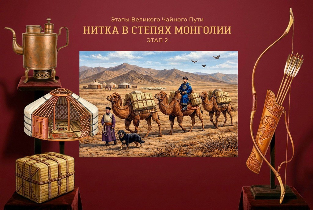 Нитка в степях Монголии