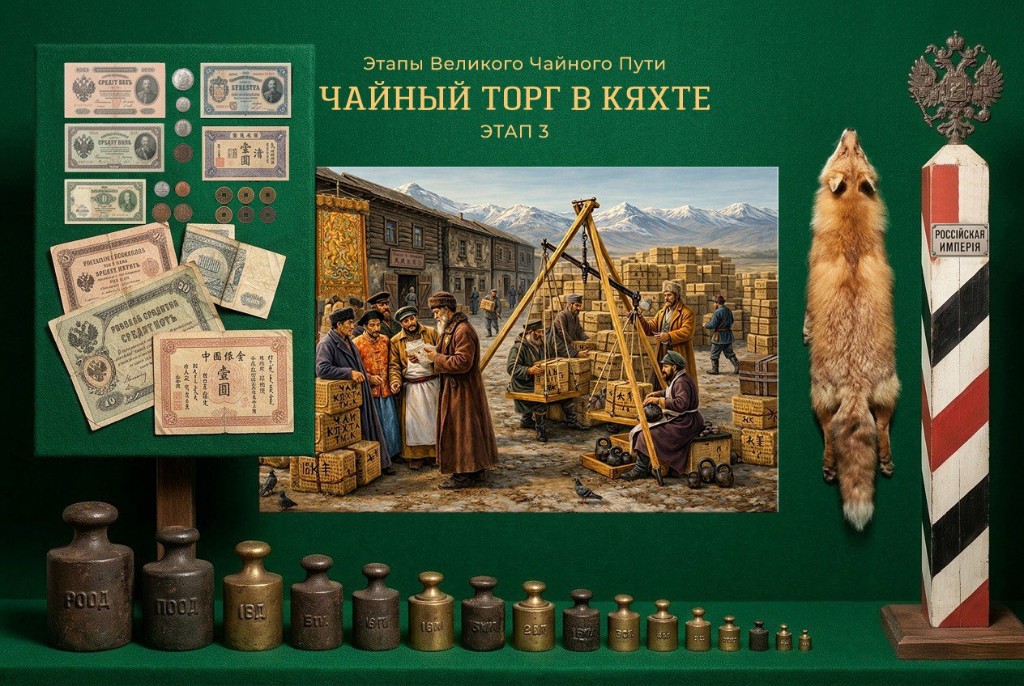 Чайный торг в Кяхте